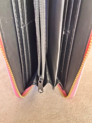 Cartera grande mujer rosa y blanca