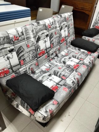 Sofá Cama Diseño Italia Tela