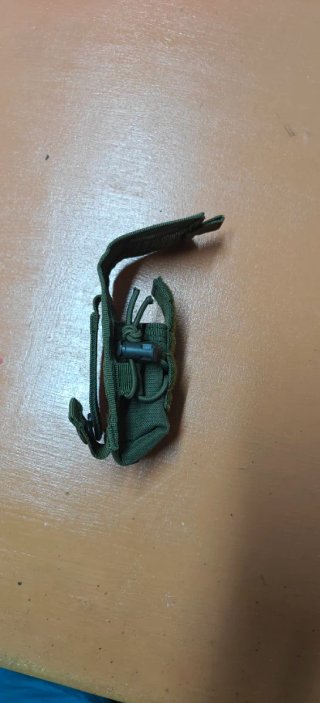 Funda porta radio/granada verde