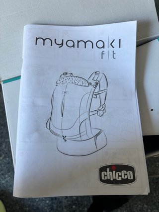 Mochila Portabebés Chicco Myamaki Fit