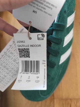 Adidas Gazelle Indoor Verdes Talla 38