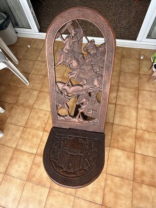 Par de sillas talladas de Togo