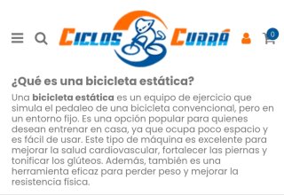 Bicicleta Estática Plegable