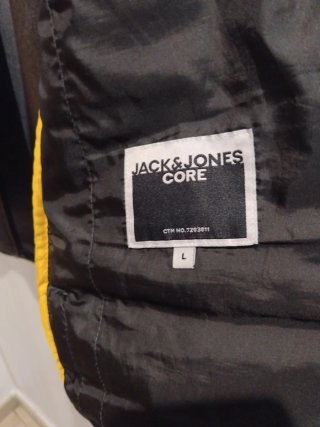 Cazadora Jack & Jones hombre negra y gris