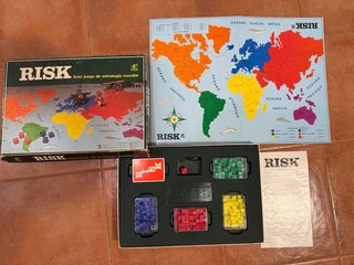Juego de mesa Risk de los 80’s