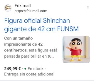 Figura Shin Chan 40cm Original