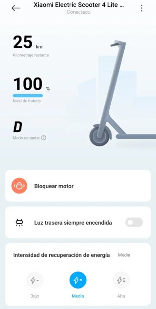 Patinete Xiaomi 4 Lite 2ª Gen