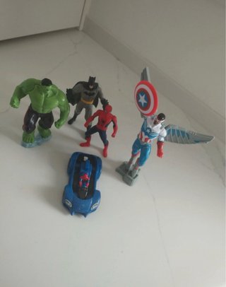Conjunto Figuras Super-Heróis
