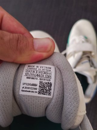 Reebok Halterofilia Blancas y Turquesa