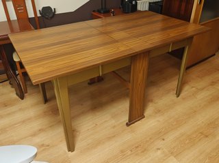 Mesa libro plegable madera años 60