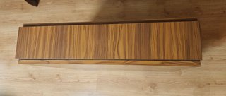 Mesa libro plegable madera años 60