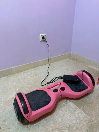 Hoverboard rosa + asiento