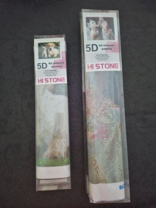 3 kit de pintura de diamantes 5D (Diamond Painting