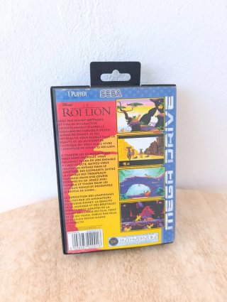 Rey león Sega Mega Drive videojuego megadrive