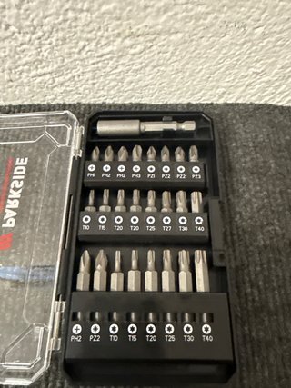 Juego de brocas y adaptadores Parkside