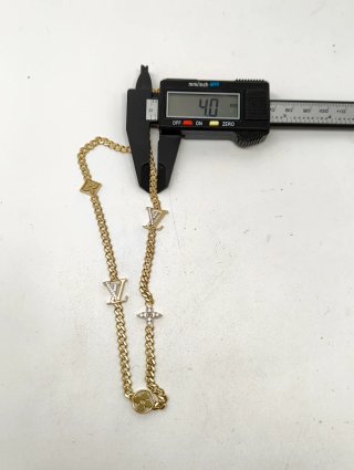 ORO NUEVO 18KT Gargantilla cadena barbada detalles