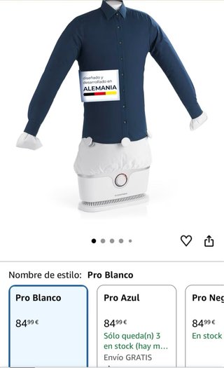 Planchador y secador de camisas Cleanmaxx