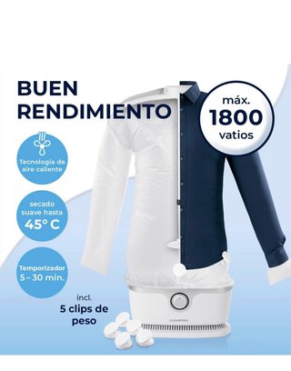 Planchador y secador de camisas Cleanmaxx