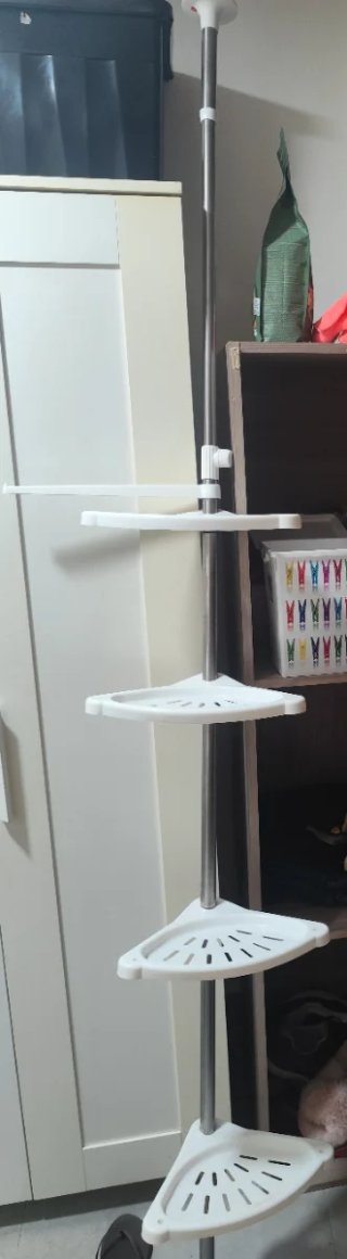Estantería de ducha extensible