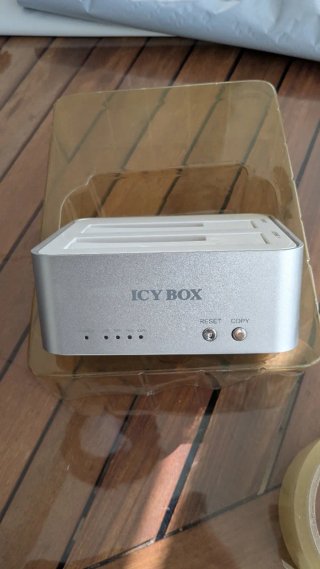 Icy Box Docking Station Clonadora USB 3.0