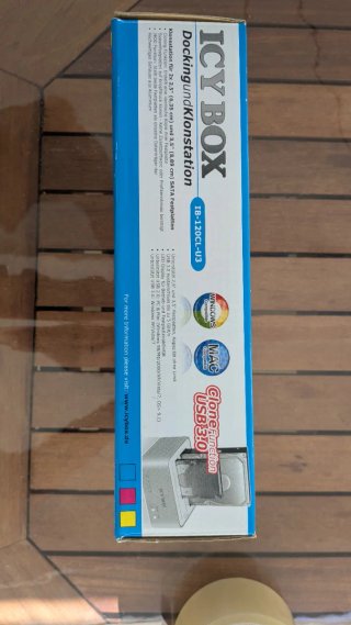 Icy Box Docking Station Clonadora USB 3.0