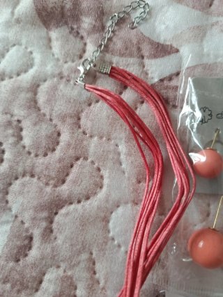 Lote Bisutería Collar y Pendientes