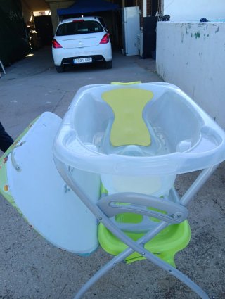 Bañera para bebé plegable