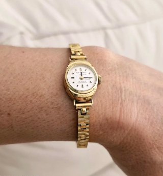Reloj Ankra Record Vintage Chapado Oro