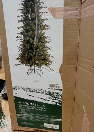 Árbol de Navidad Masella 180 cm