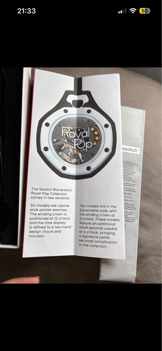 Reloj Swatch Negro y Blanco