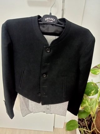 Traje campero Jimenez negro y blanco