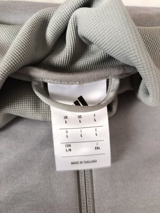 Sudadera Adidas Clásica Hombre Gris