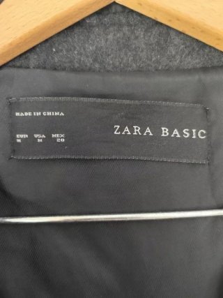 Trenca Zara gris oscuro