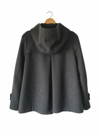 Trenca Zara gris oscuro