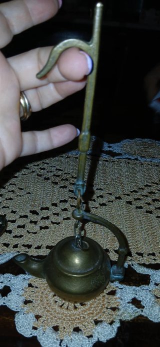 Lucerna antica in bronzo