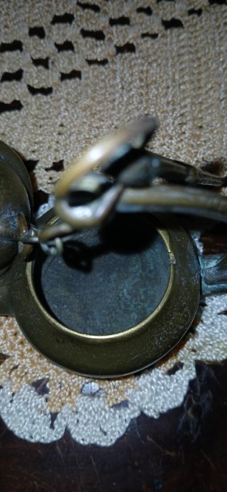 Lucerna antica in bronzo