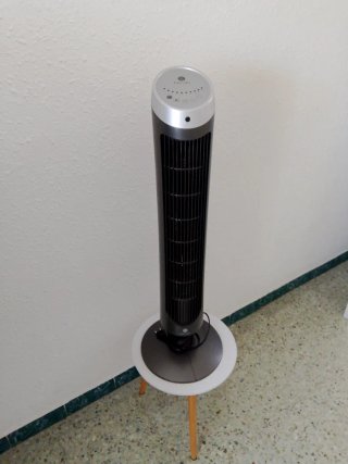 Ventilador Klindo 3 velocidades,programación de ho