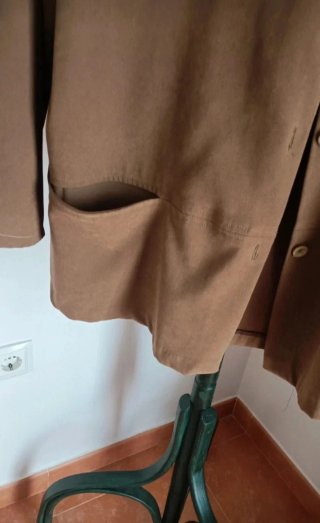 Chaqueta mujer beige/marrón