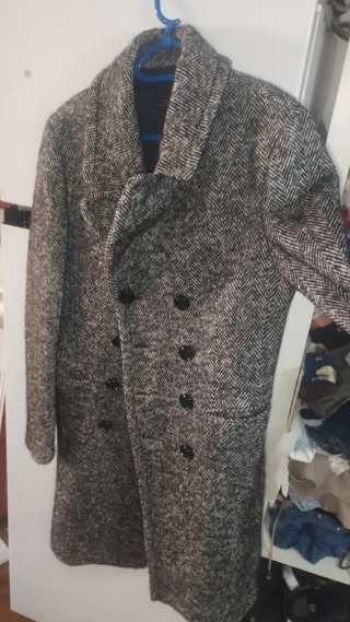 Abrigo Zara Gris