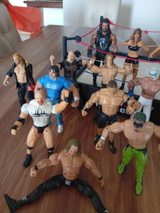 Wrestling 14 personaggi vintage
