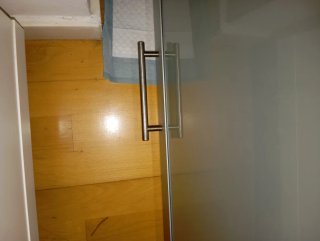 Puertas Pax Ikea cristal y metal