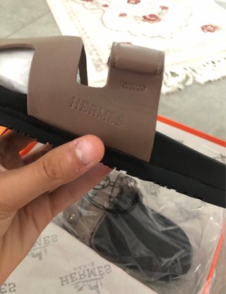 Ciabatte Hermes Uomo Beige