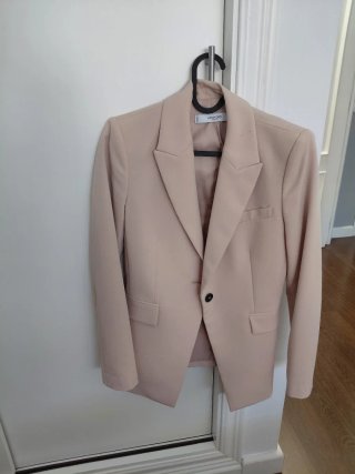 Blazer Mango Beige Talla XS Rosa nude