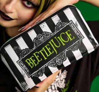 Neceser Beetlejuice Rayas Blanco y Negro