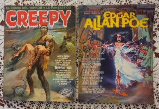 Lote comics creepy y otros.