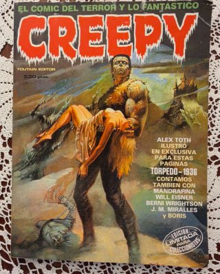 Lote comics creepy y otros.