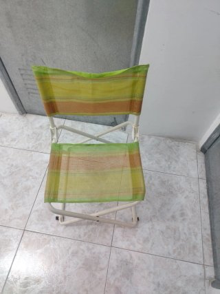 Sillas plegables vintage multicolor