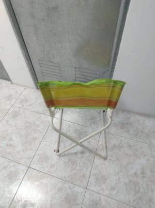 Sillas plegables vintage multicolor