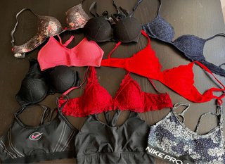 Lote 10 sujetadores talla S / 85A