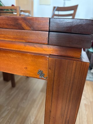 Mesa de comedor extensible + 6 sillas BANAK IMPORT